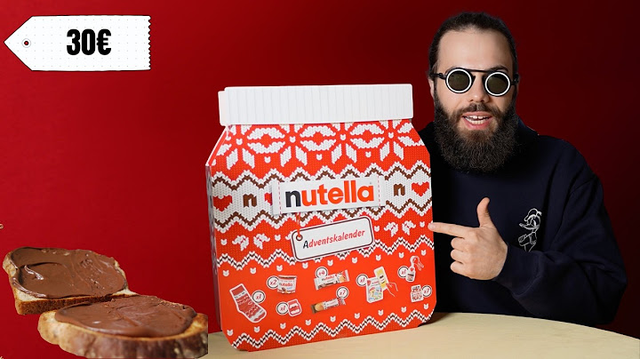 Ist der Nutella Adventskalender 2024 sein Geld wert?