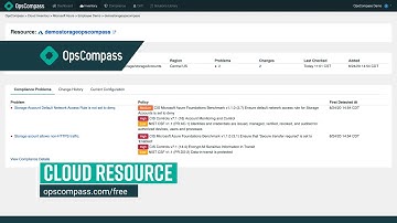 The Cloud Resource - Getting Started with OpsCompass