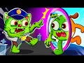 Police officer is turning into zombie song  baby rescue policeman doodoo  friends  kids songs