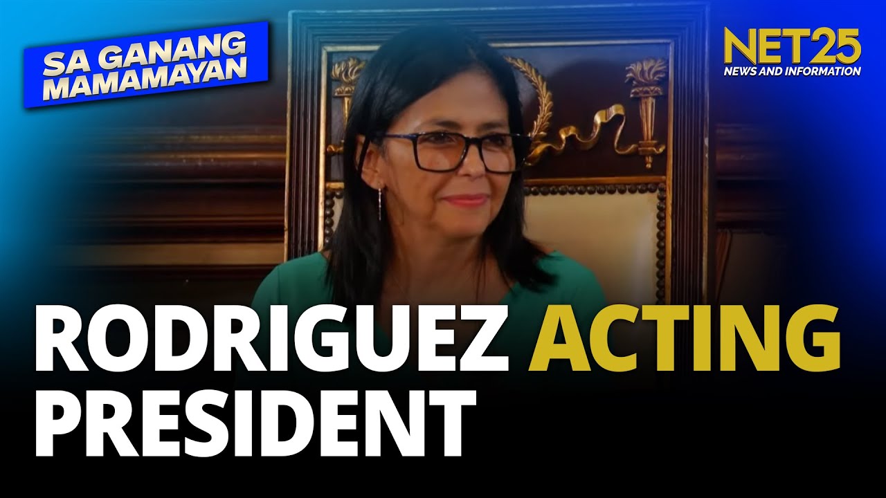 Delcy Rodriguez, nanumpa bilang acting president ng Venezuela