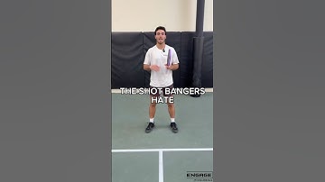 Bangers hate this shot! #pickleballtips #pickleball