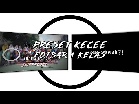 PRESET FOTBAR 1