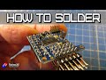 How to solder a flight controller for beginners