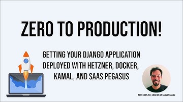 Getting your Django application deployed with Hetzner, Docker, Kamal, and SaaS Pegasus