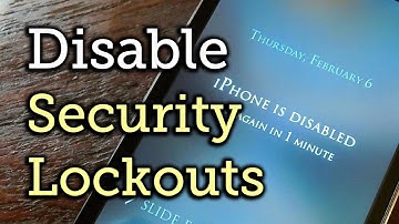 Disable the Security Lockout Feature in iOS 7 - iPad, iPhone, iPod touch [How-To]