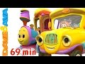 🚐 Wheels on the Bus and Vehicle Songs | Buses, Trains Plus Lots More Nursery Rhymes by Dave and Ava