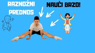 Kako Naučiti Raznožni Prednos U 4 Koraka - Korak Po Korak?