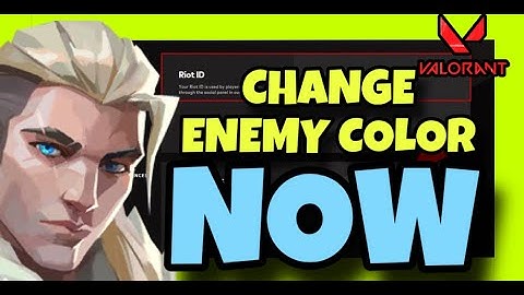 How To CHANGE ENEMY COLOR in VALORANT ✅ 2024 Step by Step GUIDE - MODIFY Enemy COLORS