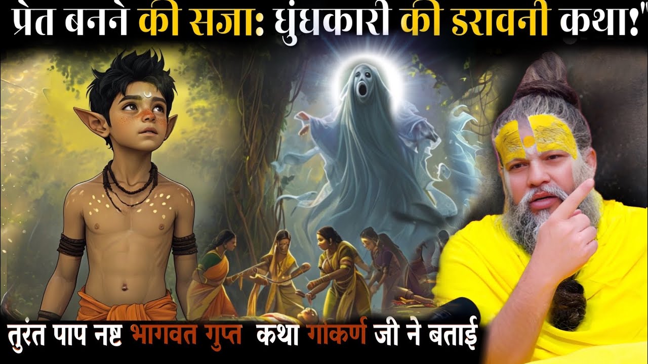 महा पापी धुंधकारी की भयानक कहानी: कैसे बना प्रेत? गुप्त भागवत कथाShriHit Premanand Maharajji Hit Das