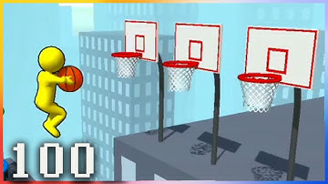 Jump Dunk 3D - Gameplay - Levels 100