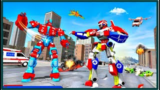 เปลี่ยนการเดินทางของหุ่นยนต์และการช่วยเหลือเด็กผู้หญิง - เกมหุ่นยนต์เปลี่ยนโฉมที่ดีที่สุด 2021 screenshot 5