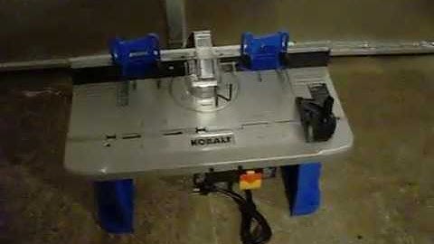 Kobalt Router tabletop #Woodwork