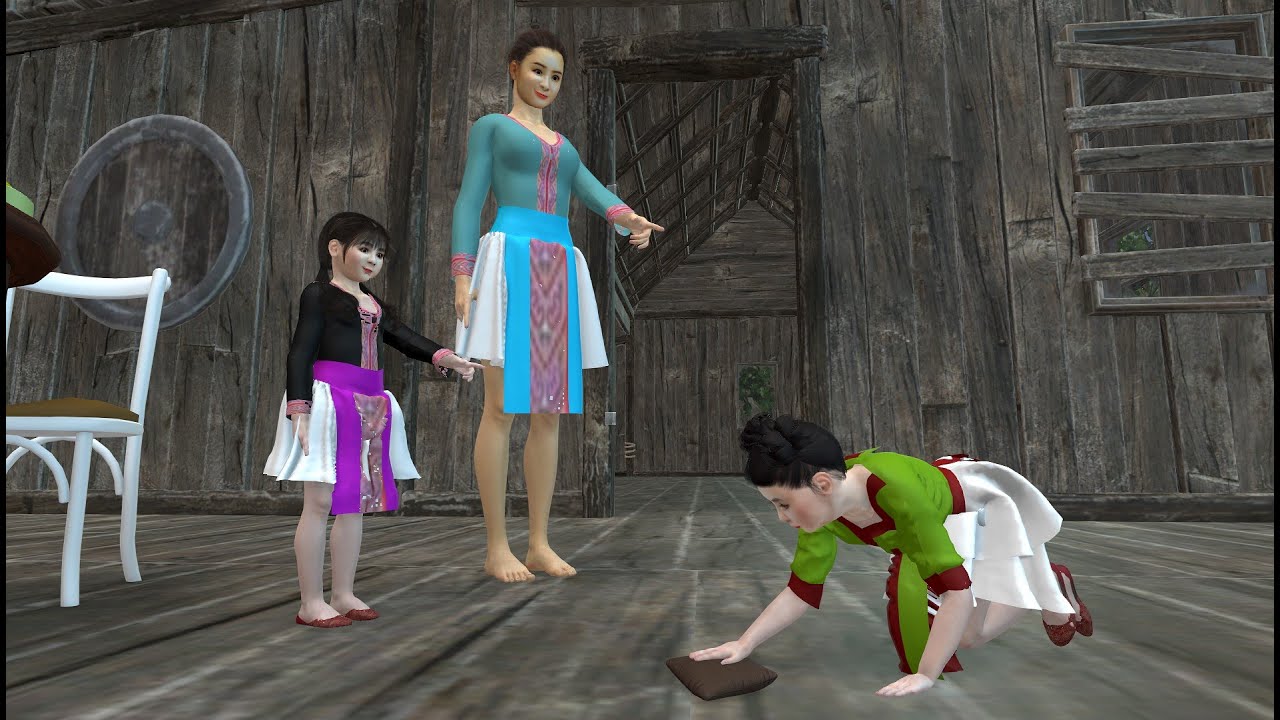 nkauj nog thiab nree daim 1 Hmong animation 3d dab neeg hmoob