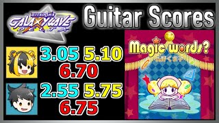 [GITADORA GuitarFreaks] Magic words  - Guitar & Bass Scores