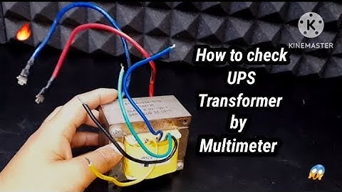 How to check UPS Transformer using multimeter 🔥|| How to check transformer ampere | Samar experiment