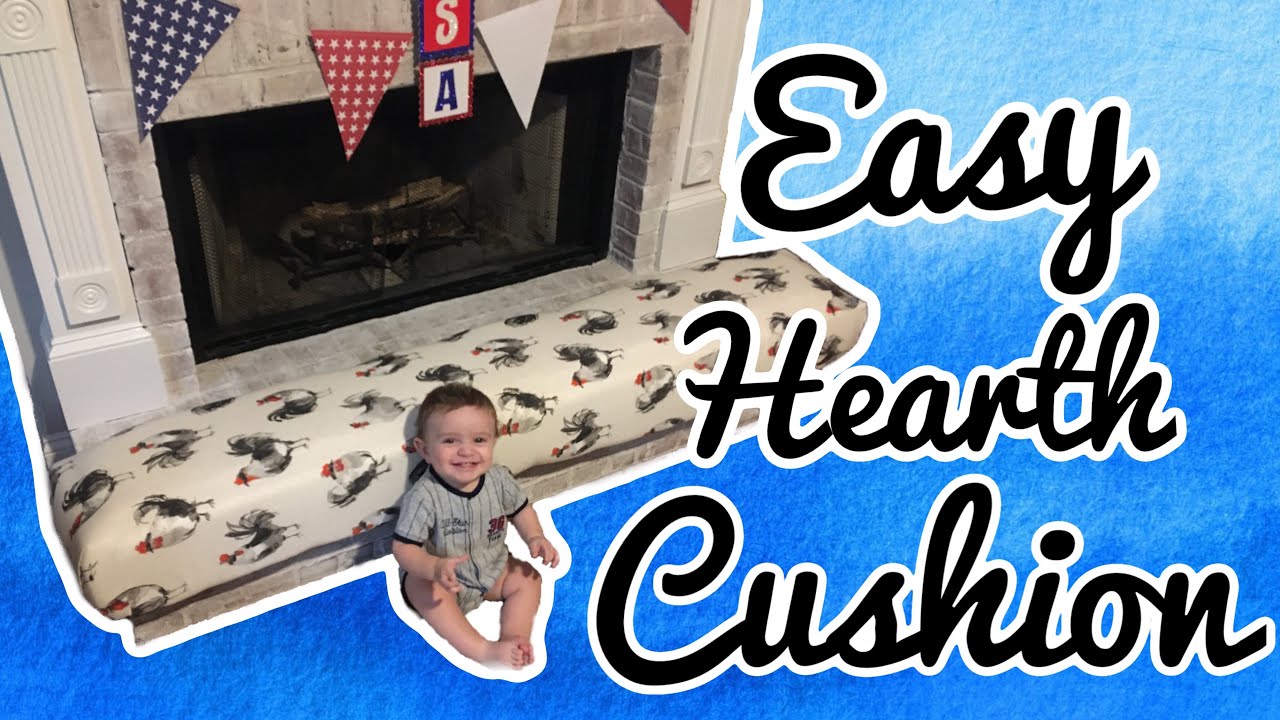 How to Baby Proof a Fireplace: DIY Hearth Cushion - Simply September