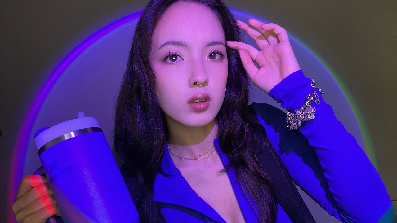 ASMR | The Popular Girl Does Your Makeup in Class (comfort, makeup rp, layered sounds, WLW)