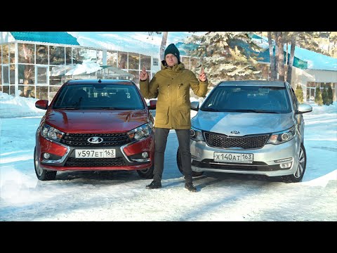 Сравнительный тест-драйв Lada Vesta против KIA Rio (2016)