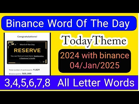 Binance Word of