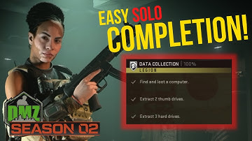 EASY Solo Data Collection Mission Completion for Legion | Call of Duty Warzone 2.0 DMZ Season 2