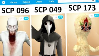 Making All Scp A Roblox Account Scp 096 Scp 173 Scp 049 Youtube - scp 049 mask roblox