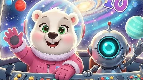 Count to 10 Space Journey! | A Fun Rocket Ship Song for Kids | Learn Numbers 1-10