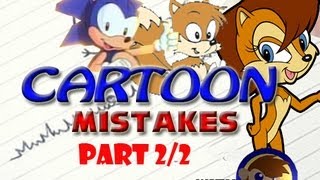 CARTOON MISTAKES : Sonic the Hedgehog Satam Part 2