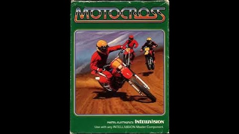 Intellivision LIVE Game Box Art | Motocross #intellivision #atari #retrogaming #motocross #cycle