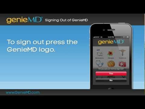 GenieMD - How to Login