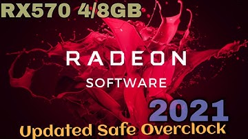 RX 570 4/8GB UPDATED SAFE OVERCLOCK I Config link in desc.