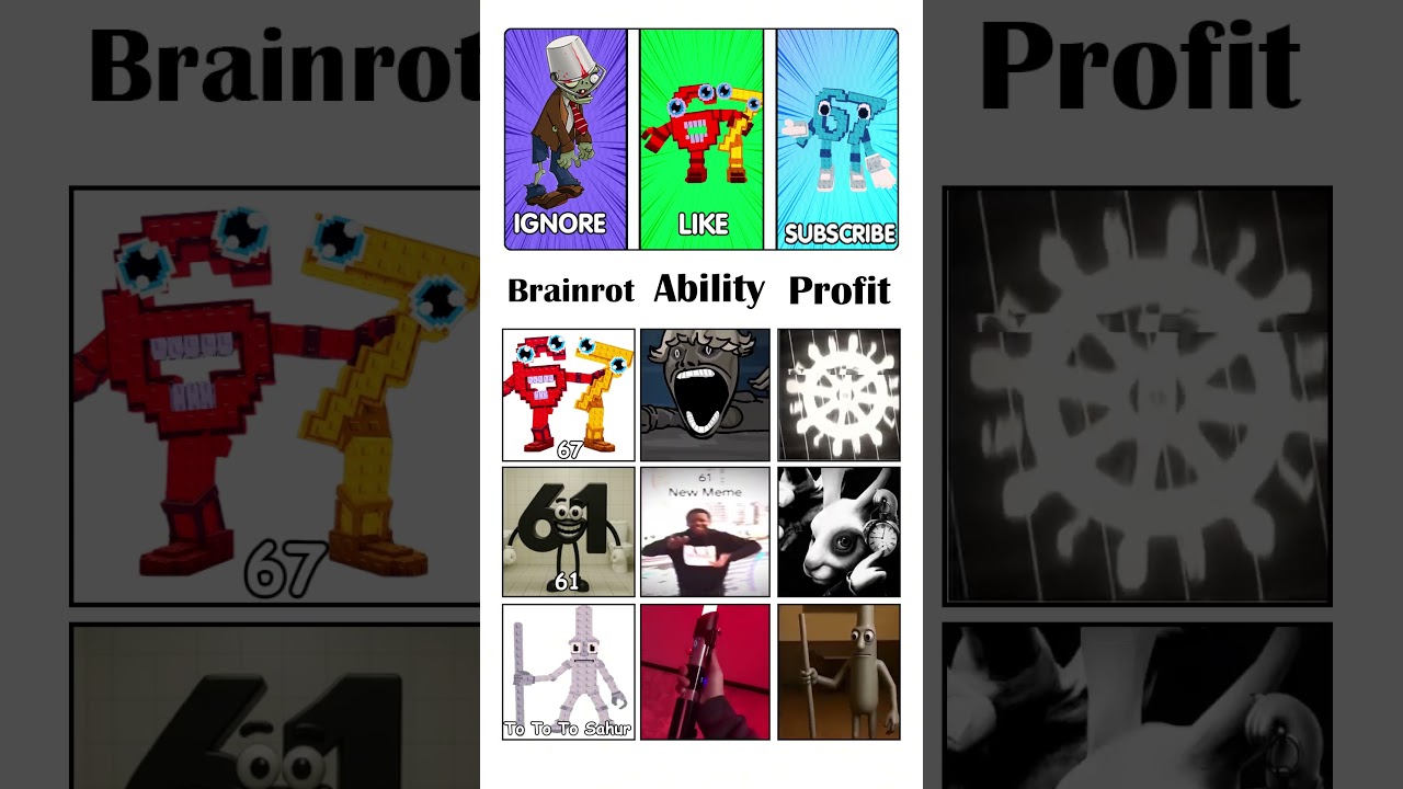 New Brainrot Battle 67 vs 61 vs To To To Sahur in Plants vs Brainrots✔ 