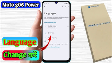 how to change language in moto g06 power | moto g06 power language setting 