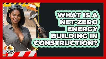 What Is A Net-zero Energy Building In Construction? - Construction Jobs