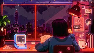 studying in midnight rainy ~  lofi hip hop radio ~ beats to relax/study