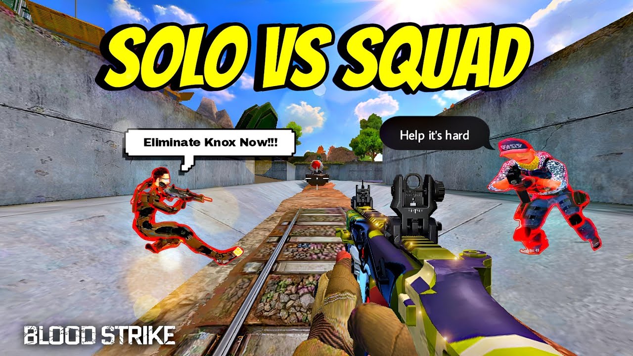 Solo vs Squad | FULL RUSH GAMEPLAY | Bloodstrike Mobile😱🔥 - YouTube