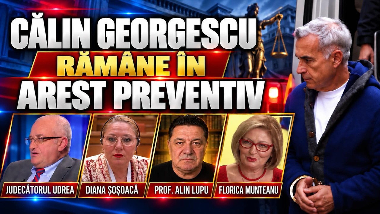 CALIN GEORGESCU RAMANE IN AREST PREVENTIV | Dan Diaconescu