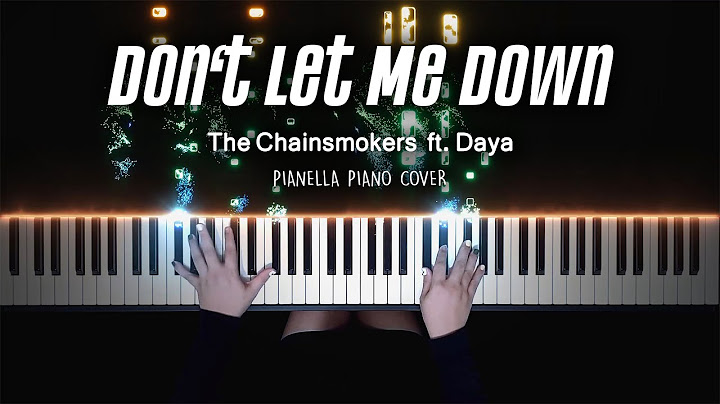 Don't Let Me Down Piano version - Piano performance video thumbnail