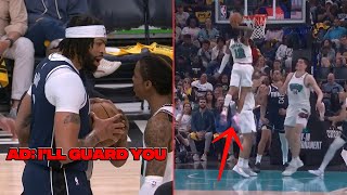 Full Anthony Davis & Ja Morant Trash Talk & JA RESPONDS WITH NASTY DUNK ! News