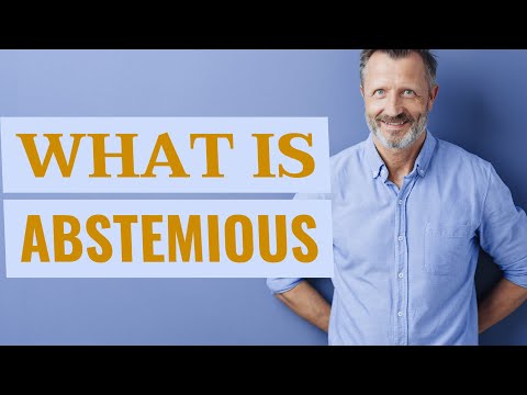 Abstemious | Meaning of abstemious