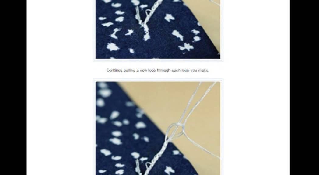 How to Sew A French Tack YouTube