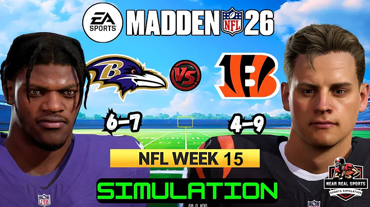 RAVENS vs BENGALS | NFL WEEK 15 | MADDEN 26 PREDICTIONS