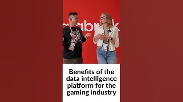 Benefit of the data intelligence platform for gaming industry #databricks