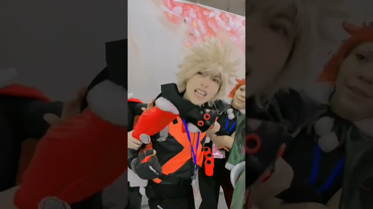 Cuando encuentras otro Bakugo en la convención #mha #cosplay