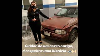 Restauracao Escort 1 8 ano 1991 conversivel com certeza ficara lindo aguardem
