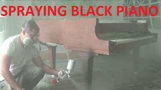 Amazing Grand Piano Restoration, Refinished By London Piano Restorers