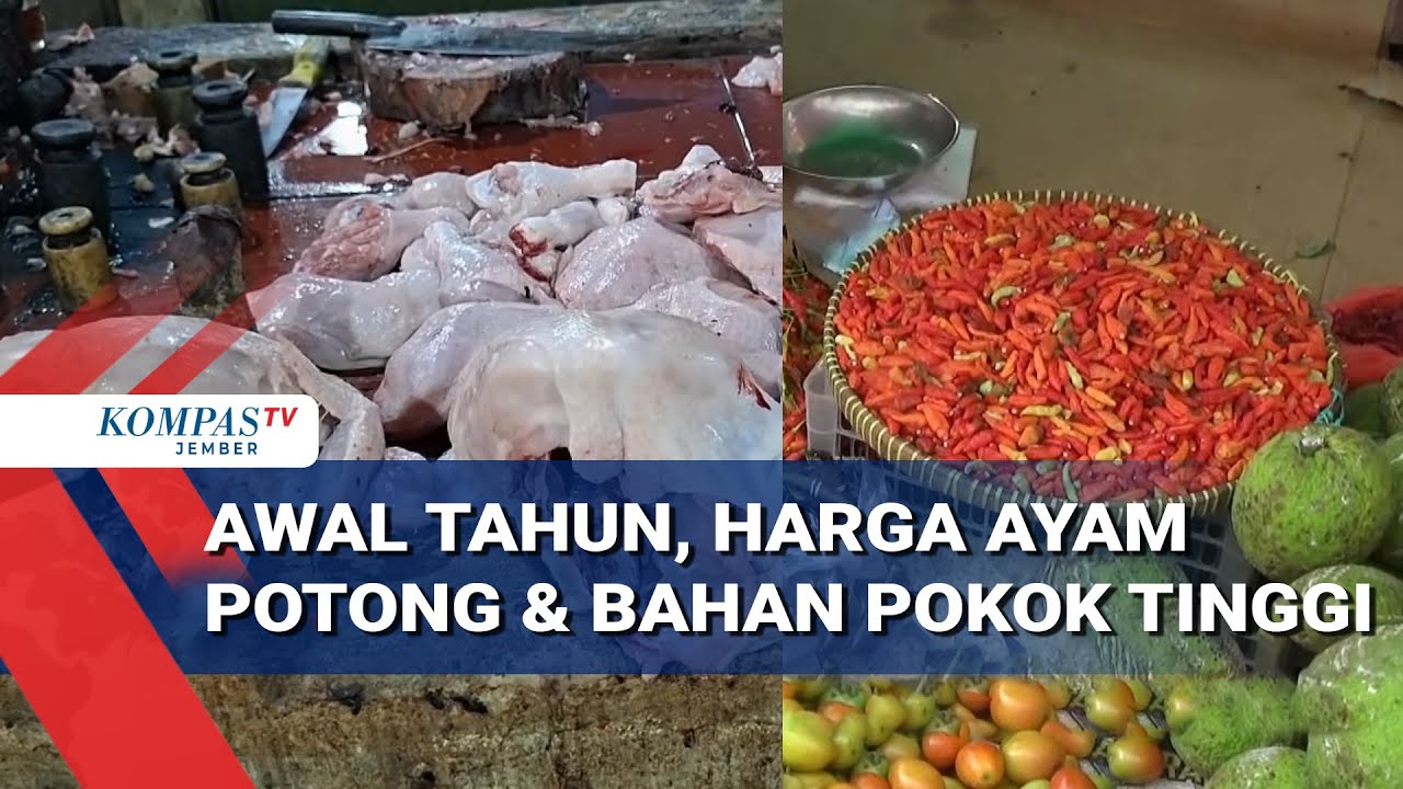 Harga Pangan Belum Normal, Pedagang Keluhkan Penjualan Turun Hingga 50 Persen