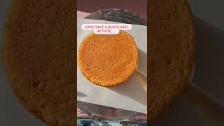 Making a Bento cake