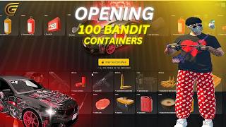 100 Bandit Containers Rich Or Broke? Grand Rp Container Opening