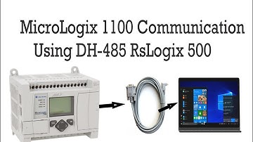 Micrologix 1100 Create Communication With DH 485 Cable