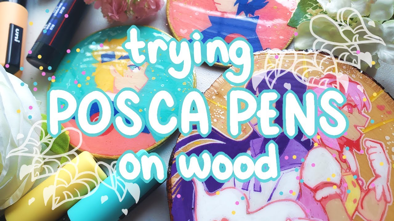 Painting W Posca Pens On Wood Slices YouTube painting-w-posca-pens-on-wood-slices-youtube